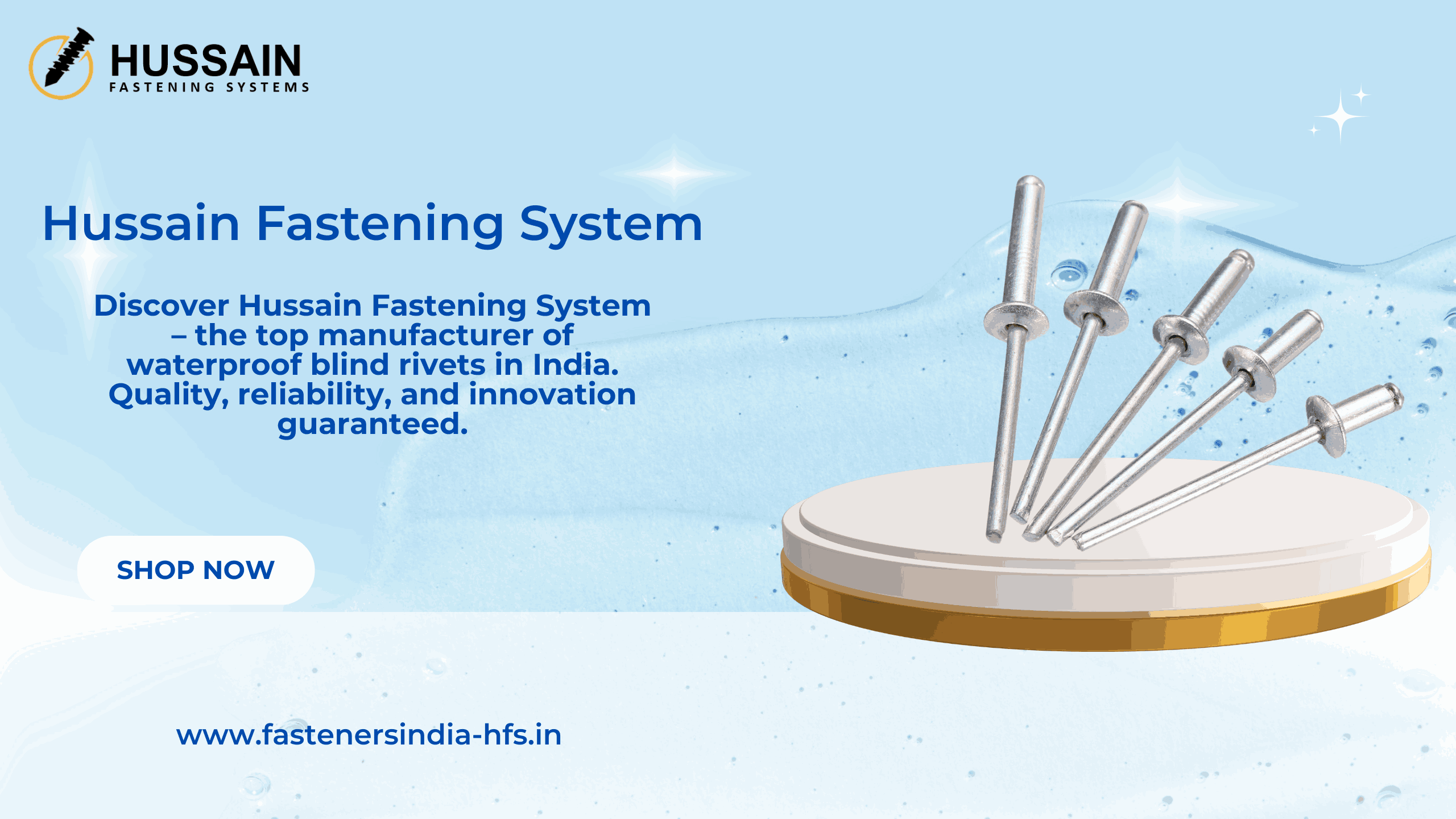 Waterproof Blind Rivit Manufacturer in India