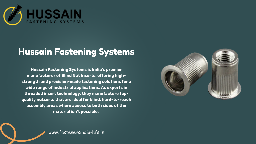 Blind Nut Insert​s Manufacturer in India