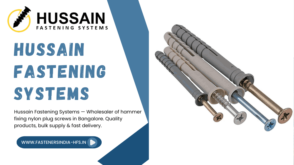 Hammer Fixing Nylon Plug Screws